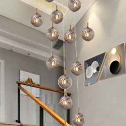 Glas Pendelleuchte Kreative Dekorative Glaskugel Loft