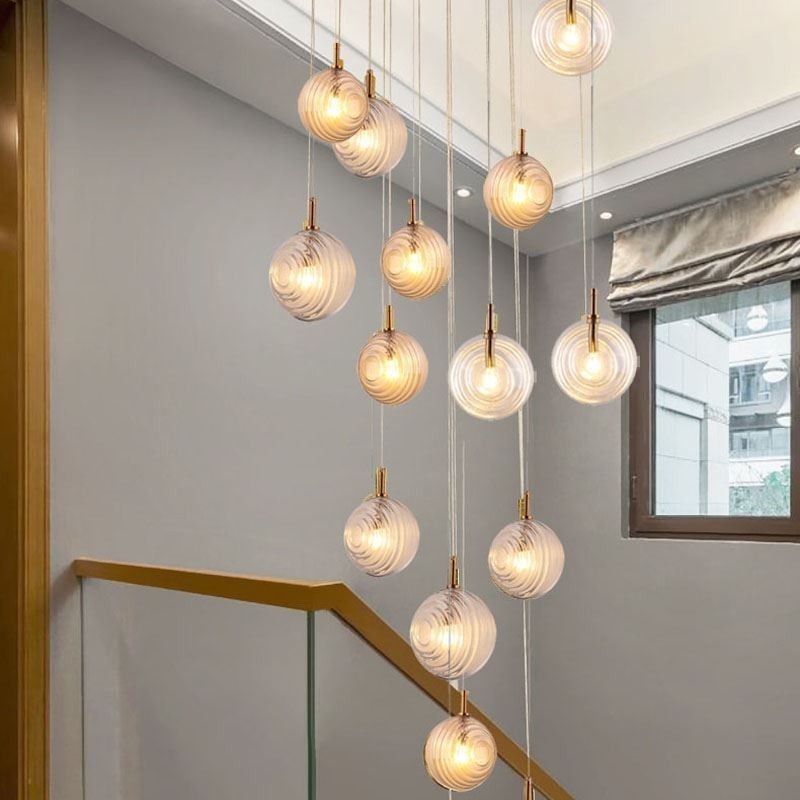 Glas Pendelleuchte Kreative Dekorative Glaskugel Loft