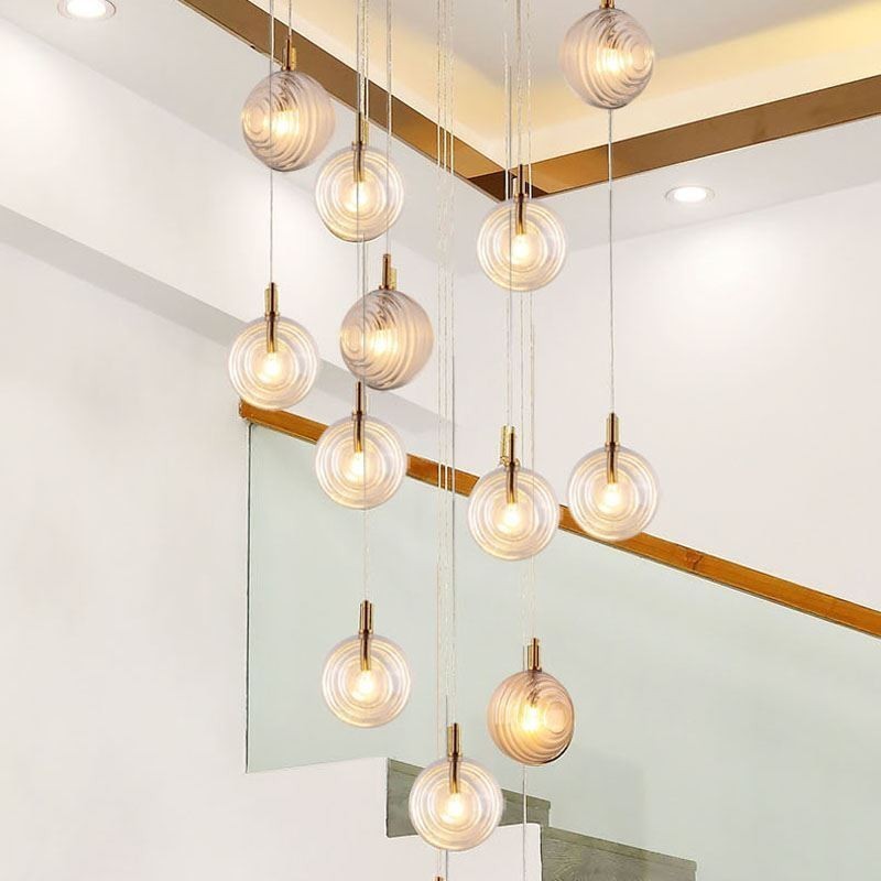 Glas Pendelleuchte Kreative Dekorative Glaskugel Loft