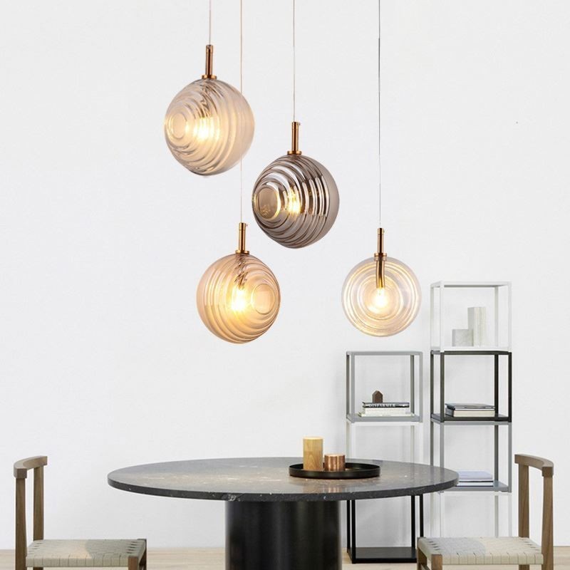 Glas Pendelleuchte Kreative Dekorative Glaskugel Loft