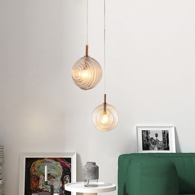 Glas Pendelleuchte Kreative Dekorative Glaskugel Loft