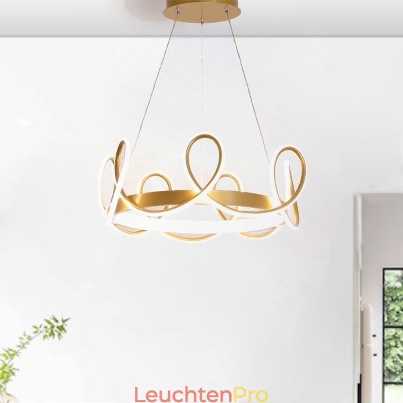 Moderne Hängeleuchte Crown Pendelleuchte Aluminium 1 Licht