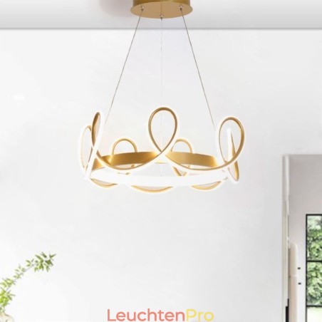 Moderne Hängeleuchte Crown Pendelleuchte Aluminium 1 Licht Moderne Hängeleuchte Crown Pendelleuchte Aluminium 1 Licht