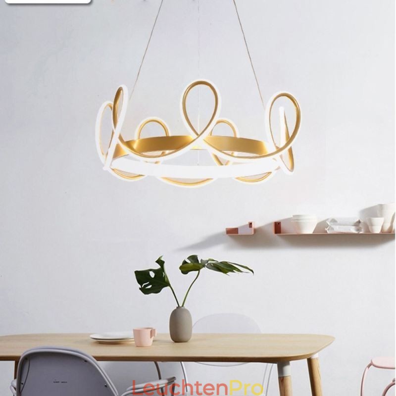 Moderne Hängeleuchte Crown Pendelleuchte Aluminium 1 Licht