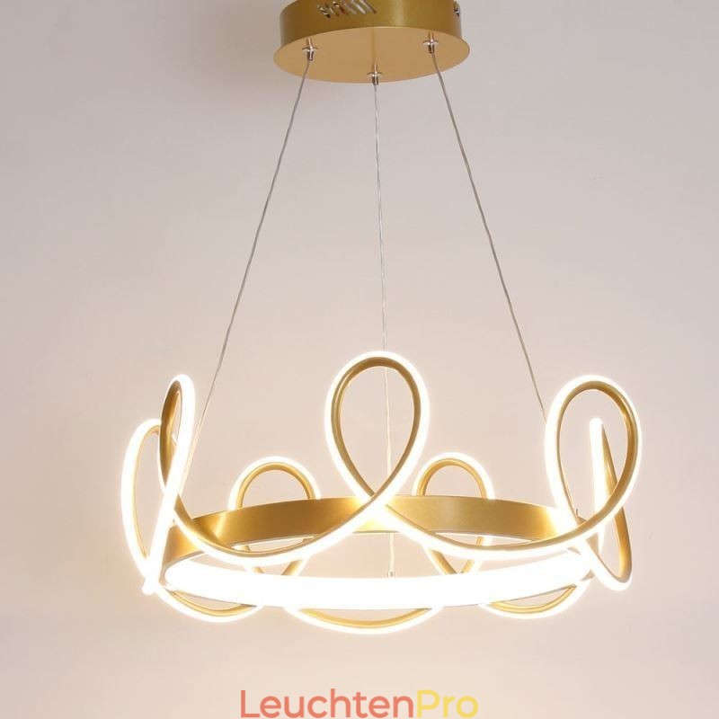 Moderne Hängeleuchte Crown Pendelleuchte Aluminium 1 Licht