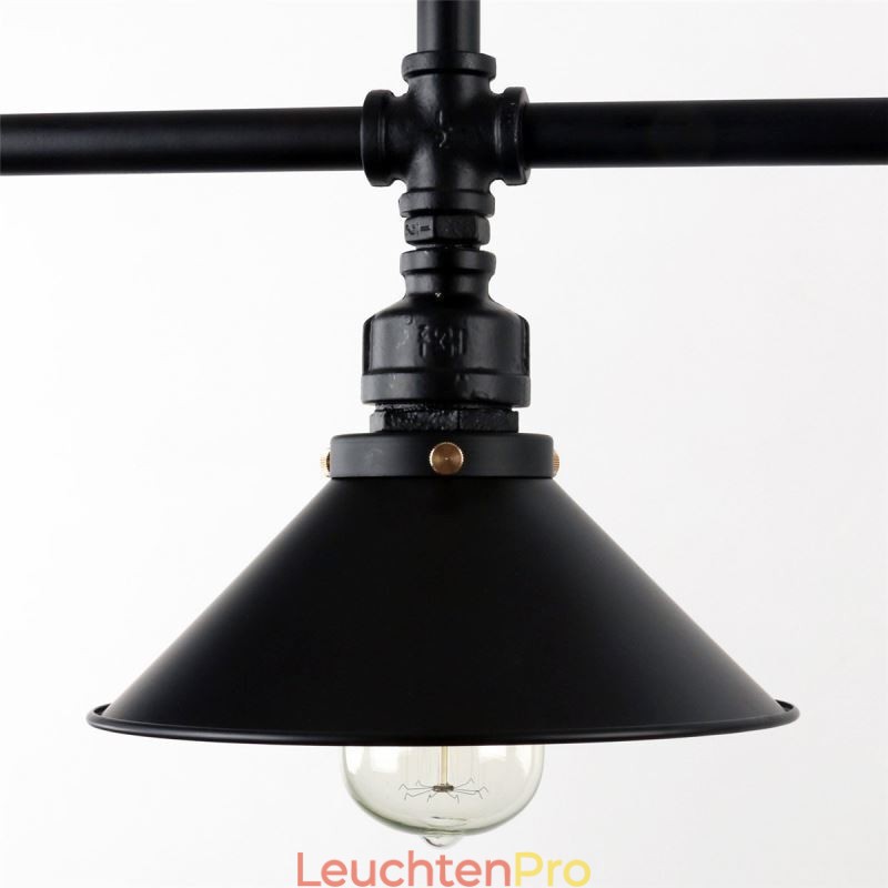 3-Licht Retro Industrielle Vintage Wasser Rohr Anhänger Licht Kronleuchter Land Rustikalen Stil