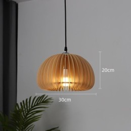 Retro Stil Pendelleuchte Linde Kürbis Pendelleuchte