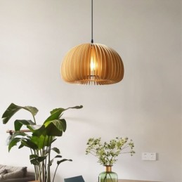 Retro Stil Pendelleuchte Linde Kürbis Pendelleuchte