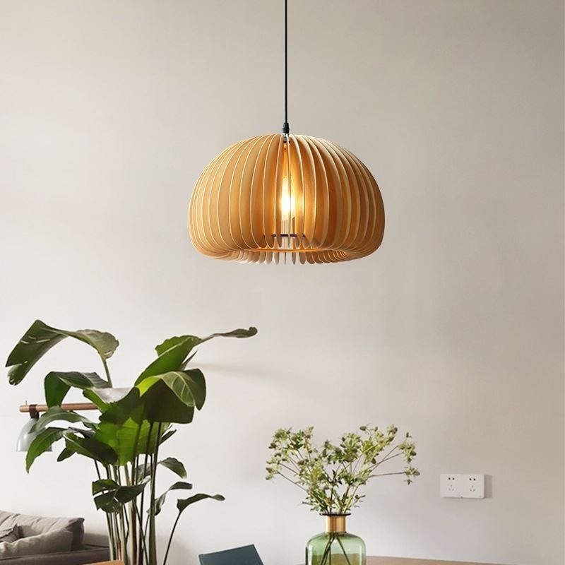 Retro Stil Pendelleuchte Linde Kürbis Pendelleuchte