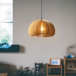 Retro Stil Pendelleuchte Linde Kürbis Pendelleuchte