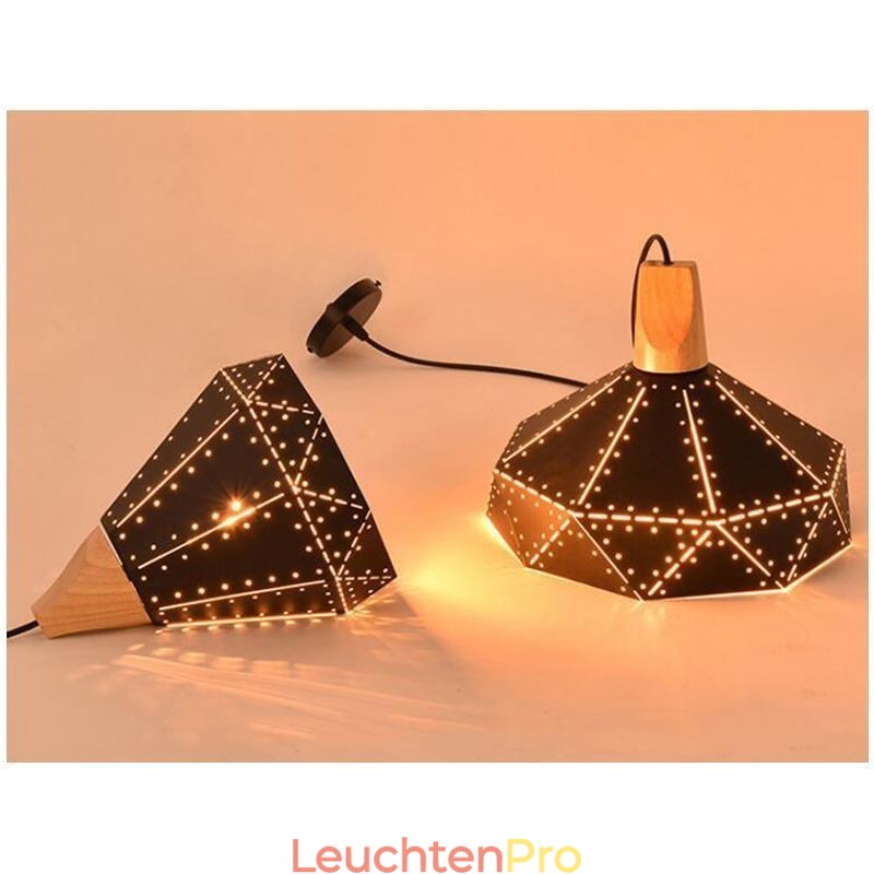 Industrielle Retro Vintage Hängeleuchte Hohl Lampenschirm