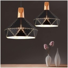 Industrielle Retro Vintage Hängeleuchte Hohl Lampenschirm