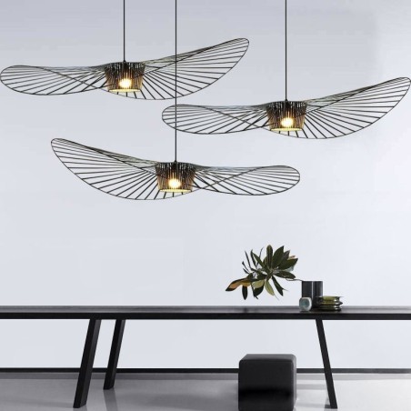 Eisen Pendelleuchte Strohhut Lampe 1 Licht Eisen Pendelleuchte Strohhut Lampe 1 Licht