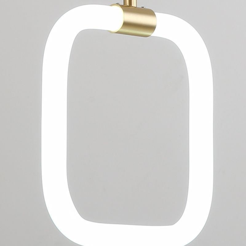 Moderne einfache Pendelleuchte Messing Deckenleuchte