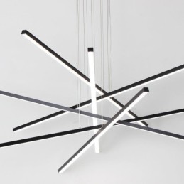 Lineare Pendelleuchte, dekorative Leuchte