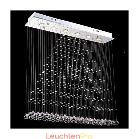 Rechteckige Kristall Pendelleuchte Deckenleuchter Beleuchtung Lampen Leuchten Rechteckige Kristall Pendelleuchte Deckenleuchter Beleuchtung Lampen Leuchten
