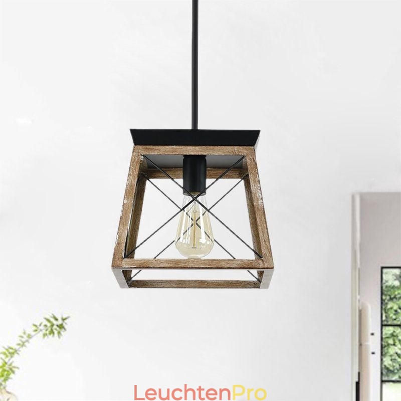 Pendelleuchte im Vintage-Stil mit einer Leuchte