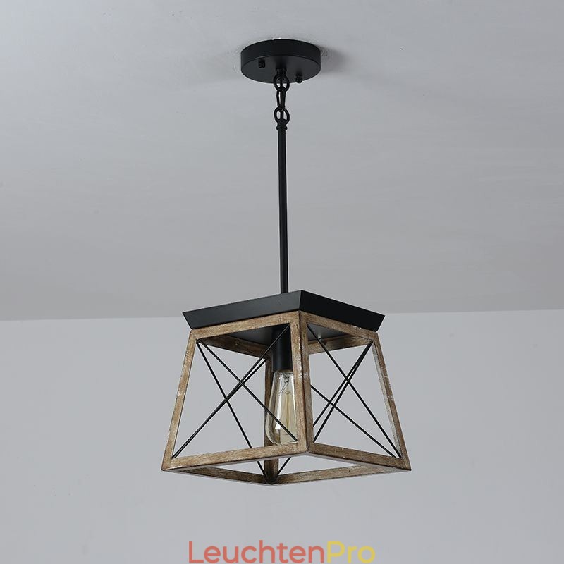 Pendelleuchte im Vintage-Stil mit einer Leuchte