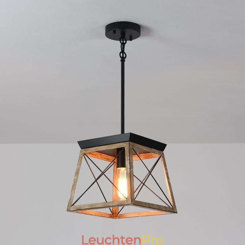 Pendelleuchte im Vintage-Stil mit einer Leuchte