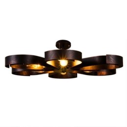 Moderne Vintage Deckenleuchte Eisen Blume geformt Pendelleuchte