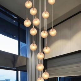 Glas Pendelleuchte Kreative Dekorative Glaskugel Loft