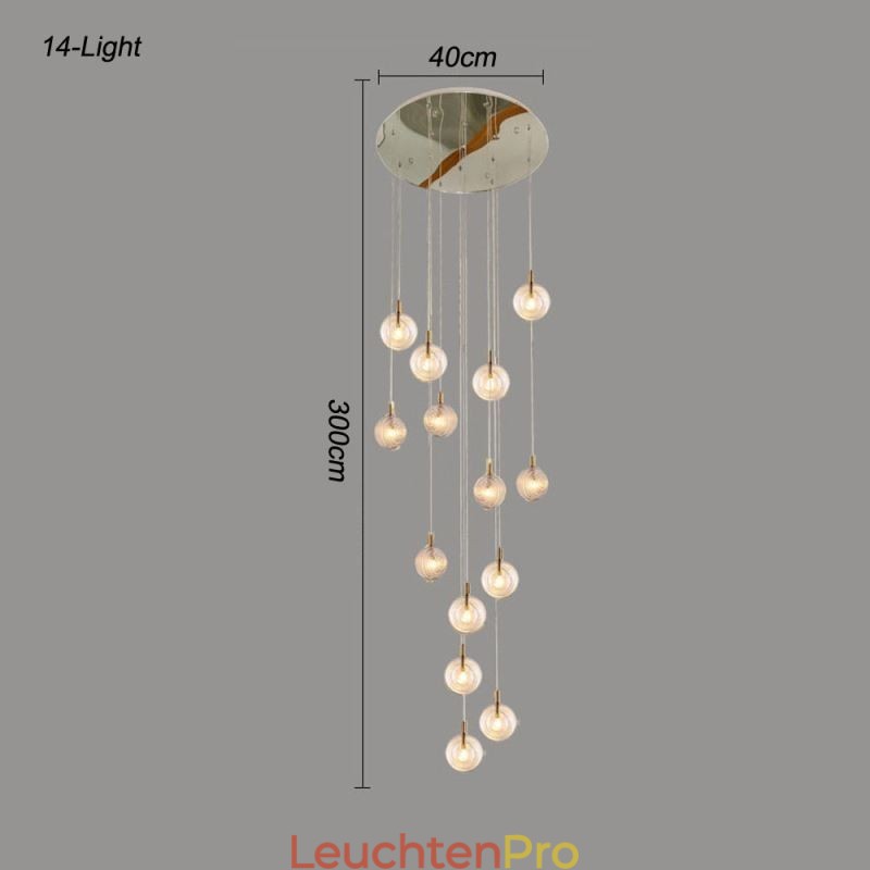 Glas Pendelleuchte Kreative Dekorative Glaskugel Loft