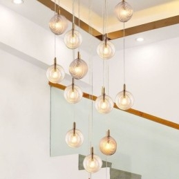 Glas Pendelleuchte Kreative Dekorative Glaskugel Loft