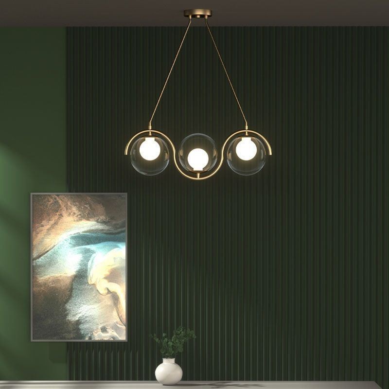 Moderne Glaskugel Pendelleuchte Minimalistische Leuchte