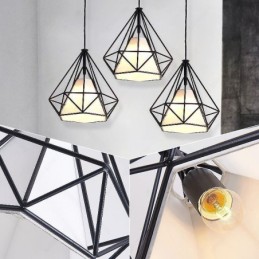 Diamantförmige Pendelleuchte Moderne minimalistische dekorative Leuchte