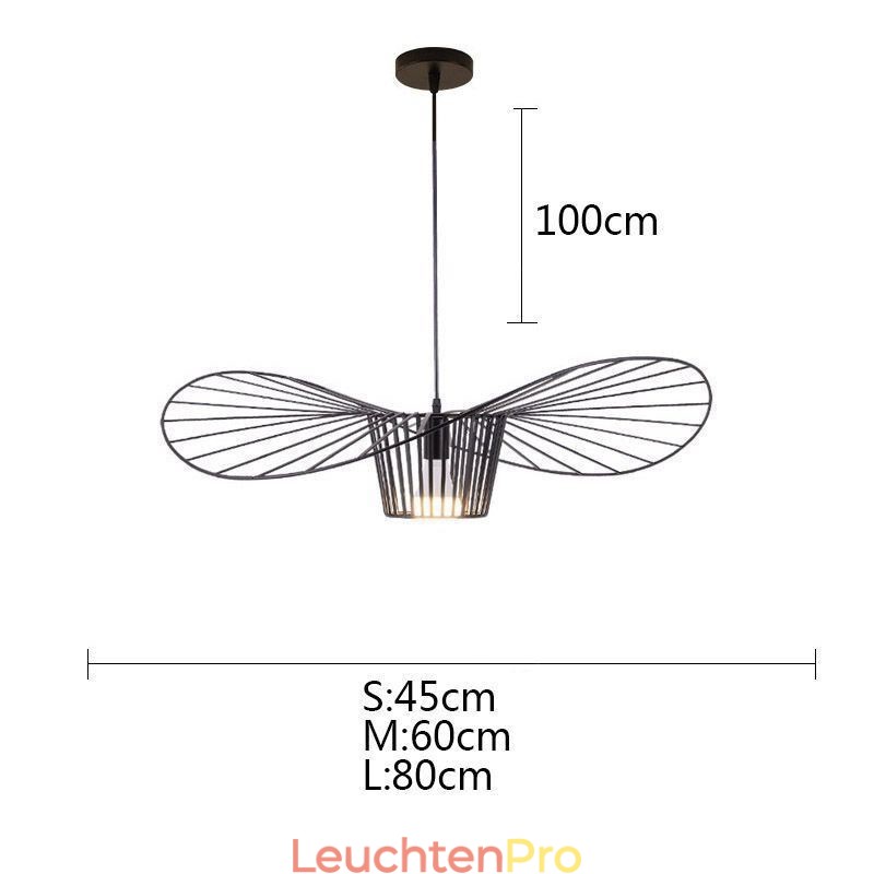 Eisen Pendelleuchte Strohhut Lampe 1 Licht