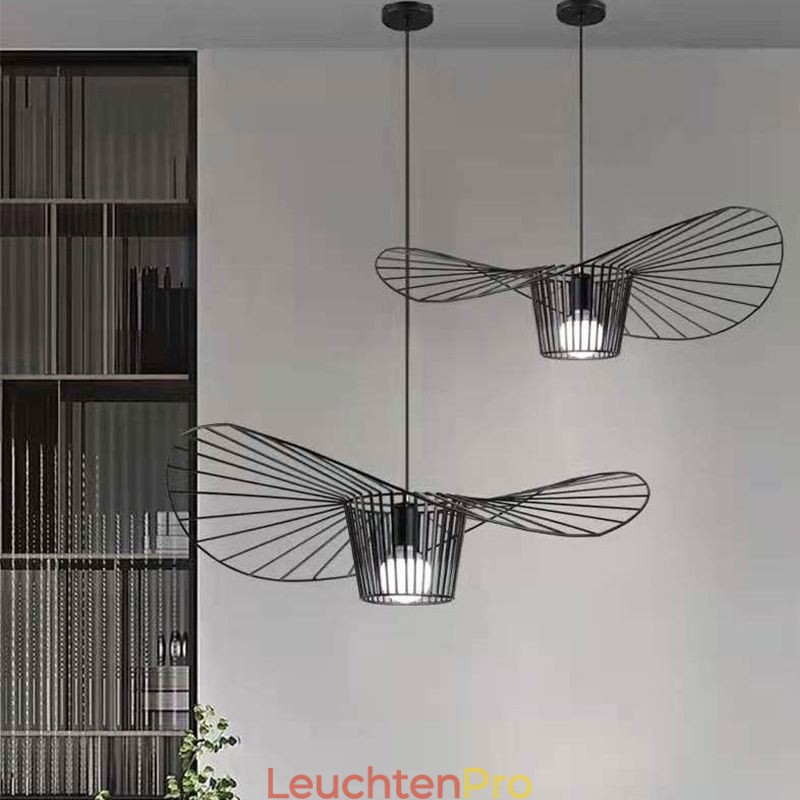 Eisen Pendelleuchte Strohhut Lampe 1 Licht
