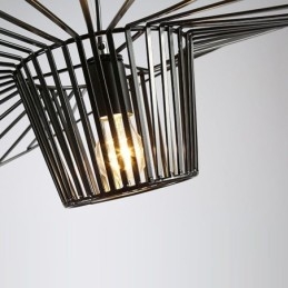 Eisen Pendelleuchte Strohhut Lampe 1 Licht