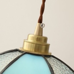 Minimalistische Blütenblatt-Glas-Pendelleuchte Einzelkopf-Glas-Pendelleuchte
