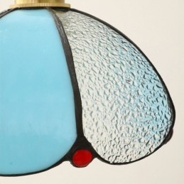 Minimalistische Blütenblatt-Glas-Pendelleuchte Einzelkopf-Glas-Pendelleuchte