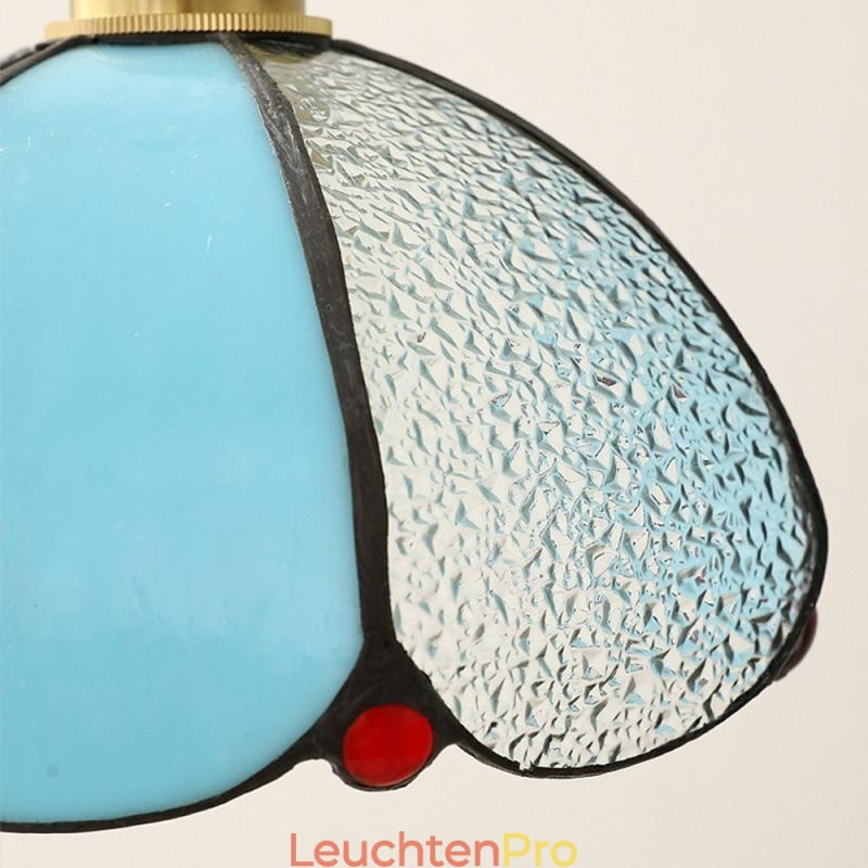 Minimalistische Blütenblatt-Glas-Pendelleuchte Einzelkopf-Glas-Pendelleuchte