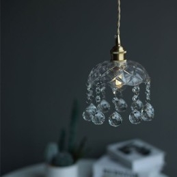 Moderne Mini-Pendelleuchte aus Glas, 1 Licht, Dekorationsleuchte
