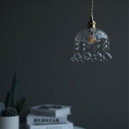 Moderne Mini-Pendelleuchte aus Glas, 1 Licht, Dekorationsleuchte