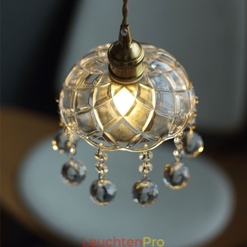Moderne Mini-Pendelleuchte aus Glas, 1 Licht, Dekorationsleuchte