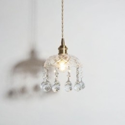 Moderne Mini-Pendelleuchte aus Glas, 1 Licht, Dekorationsleuchte