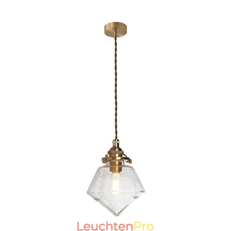 1 Licht Diamant Glas Pendelleuchte Bubble Glas Leuchte