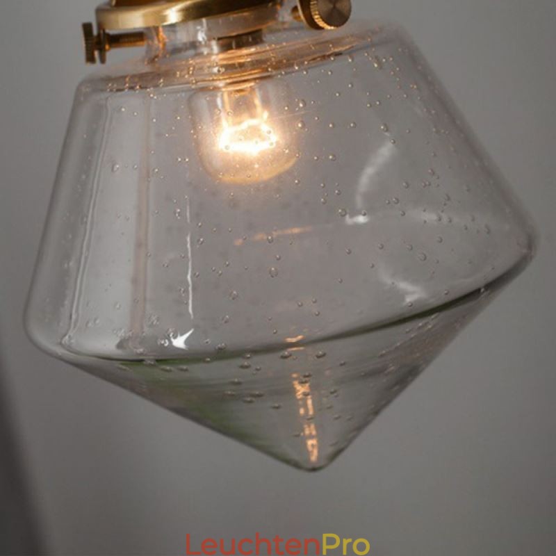 1 Licht Diamant Glas Pendelleuchte Bubble Glas Leuchte