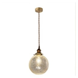 Glas Pendelleuchte Moderne Crackle Deckenleuchte