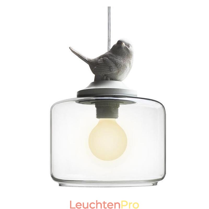Retro Stil Glas Pendelleuchte Little Bird Dekorative Beleuchtung