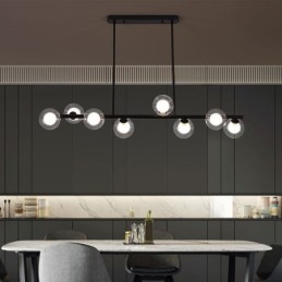 Kronleuchter Glaskugel Horizontal Typ Pendelleuchte