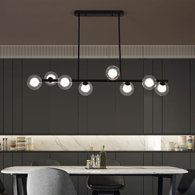 Kronleuchter Glaskugel Horizontal Typ Pendelleuchte