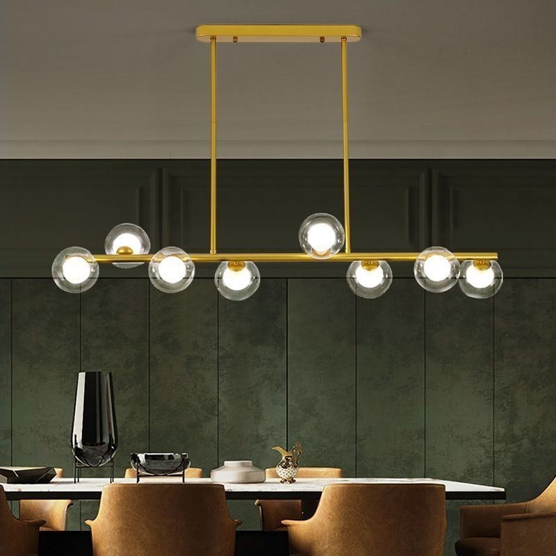 Kronleuchter Glaskugel Horizontal Typ Pendelleuchte