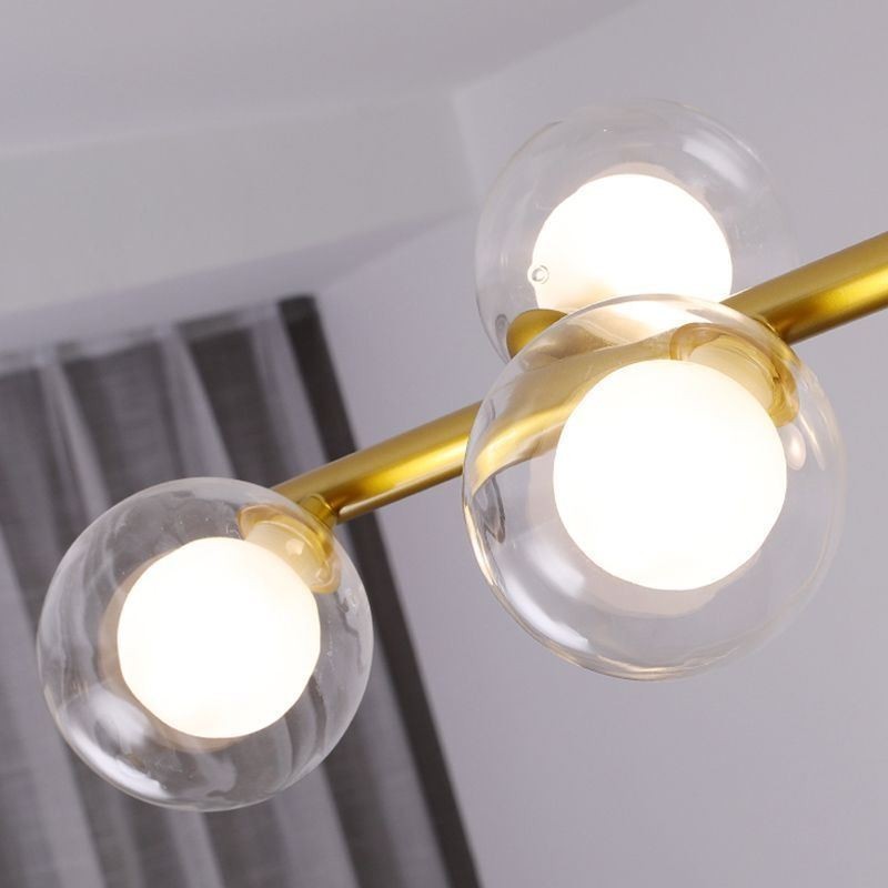 Kronleuchter Glaskugel Horizontal Typ Pendelleuchte