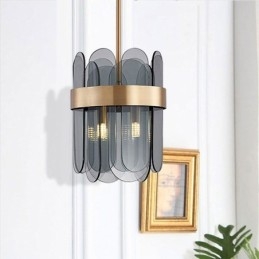 Moderne Pendelleuchte aus Glas