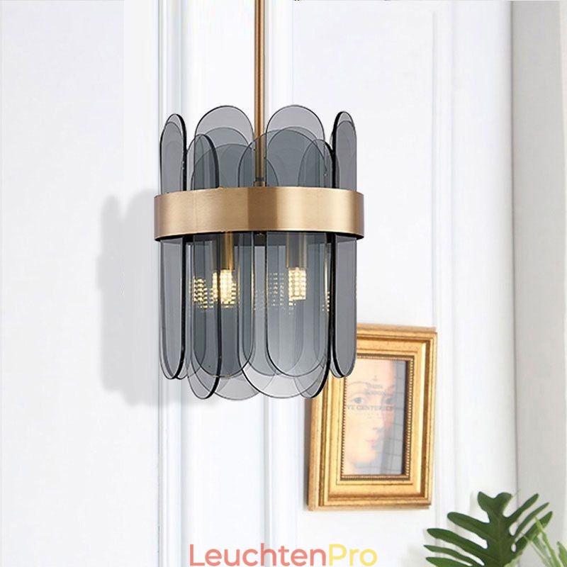 Moderne Pendelleuchte aus Glas