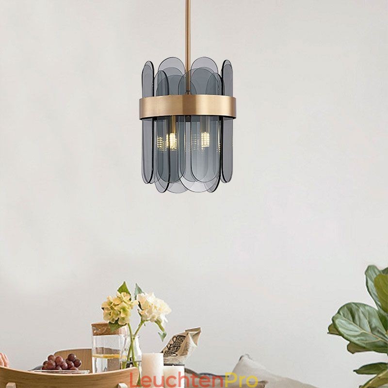 Moderne Pendelleuchte aus Glas